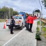 Tolhuin refuerza la seguridad vial con la instalación de nuevos espejos