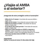SALUD RECOMIENDA VACUNARSE CONTRA EL SARAMPION ANTES DE VIAJAR